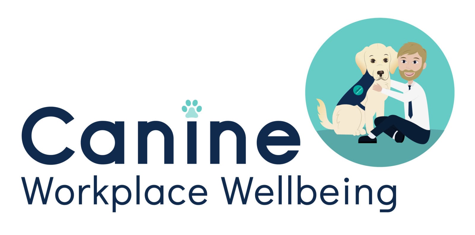 Canine workplace wellbeing logo-web CAL logo - www.canineassistedlearning.com